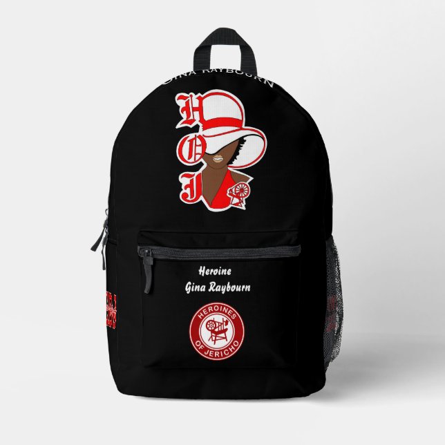 Heroine of Jericho HOJ Backpack Personalized (Front)