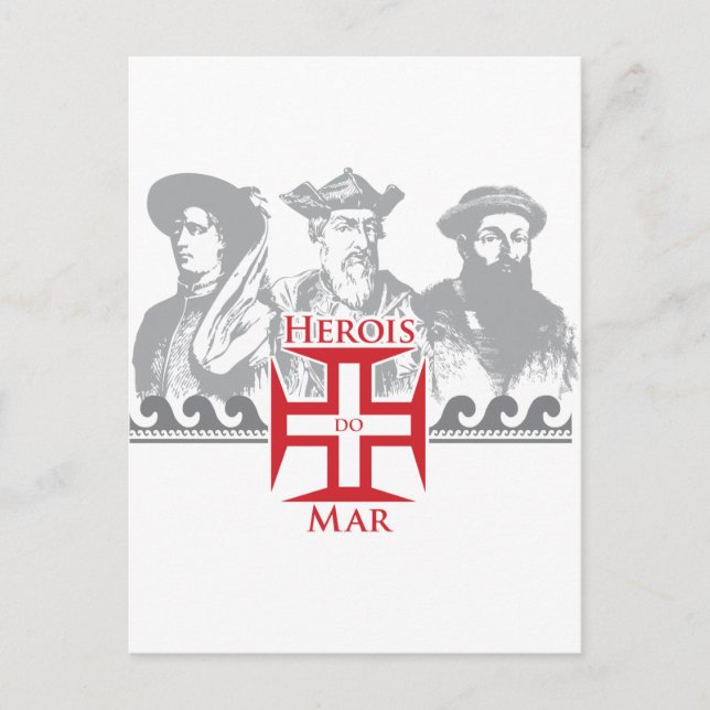 Herois do mar postcard (Front)