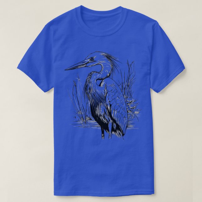 Heron 5 T-Shirt (Design Front)