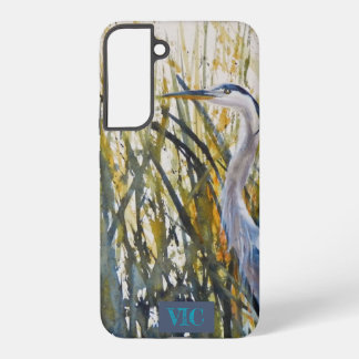 Heron Art - In The Weeds Samsung Galaxy Case