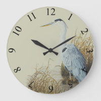 Heron At Marsh Edge