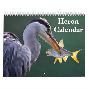 Heron Bird 2025 Calendar