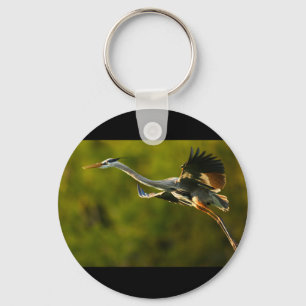heron keychain