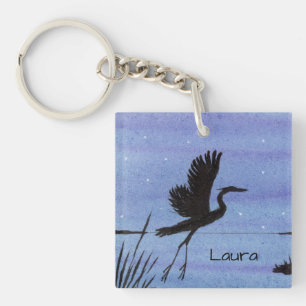 Heron Keychain