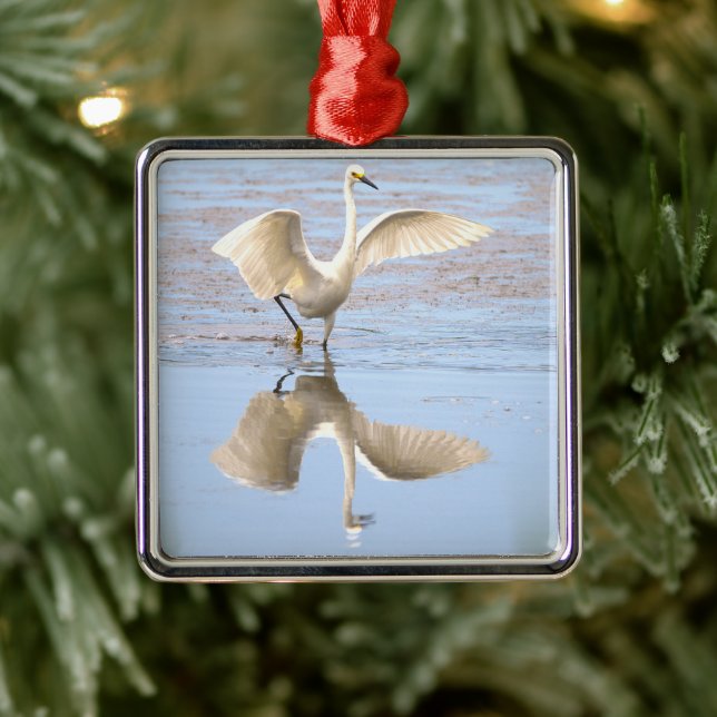 Heron Photo Ornament  (Tree)