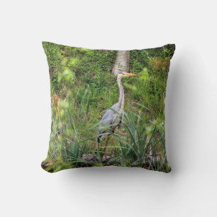 Heron Throw Pillow