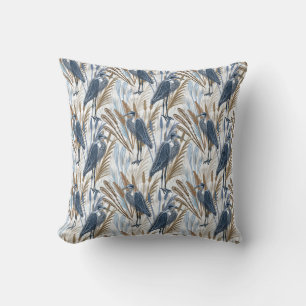 Heron Throw Pillow