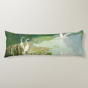Herons in Summer by Newell Convers Wyeth Body Pillow