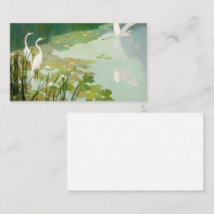 Herons in Summer by Newell Convers Wyeth Business Card