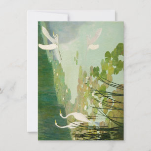 Herons in Summer by Newell Convers Wyeth Card