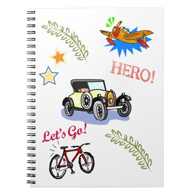 Héros Carnet de voiture à vélo (Devant)