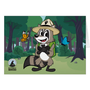 Héros de papillon de Rick de garde forestière -