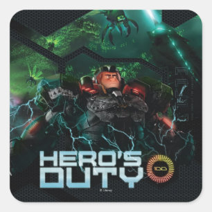 Hero's Duty Square Sticker