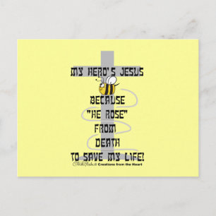 Hero's Jesus Postcard