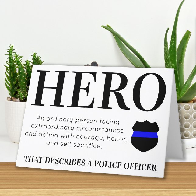 Héros policier Merci de l'application de la loi (Créateur téléchargé)