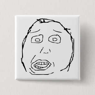 Herp Derp 2 Inch Square Button