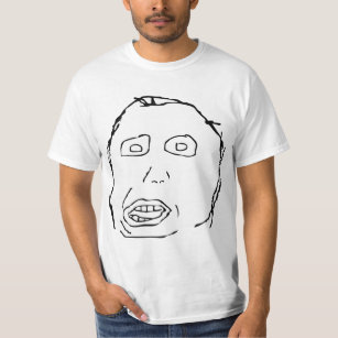 Herp Derp Idiot Rage Face Meme T-Shirt