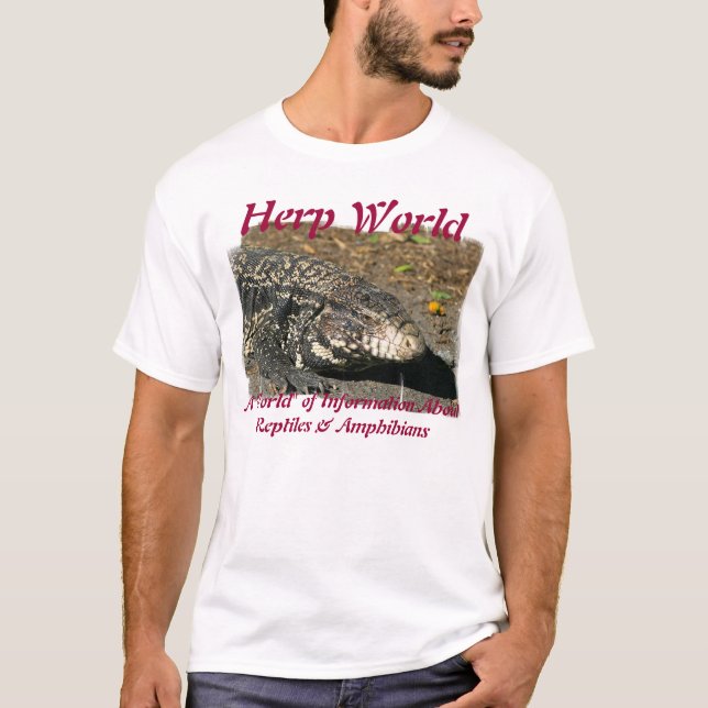 Herp World Tegu T-Shirt (Front)