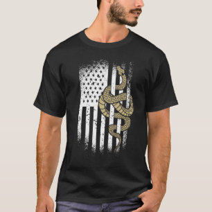 Herpetologist American Flag Snake T-Shirt