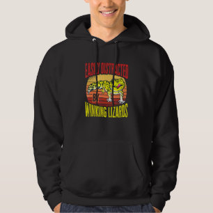 Herpetologist Lizard Reptile Retro Vintage Leopard Hoodie