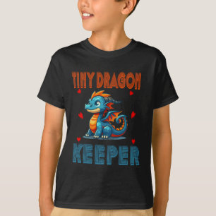 Herpetologist Tiny Dragon Keeper Crested Gecko T-Shirt
