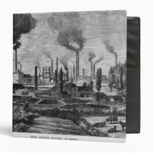 Herr Krupp's Factory in Essen, Germany Binder