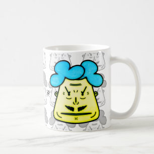 Herr Moustache cartoon face v2-1 Coffee Mug