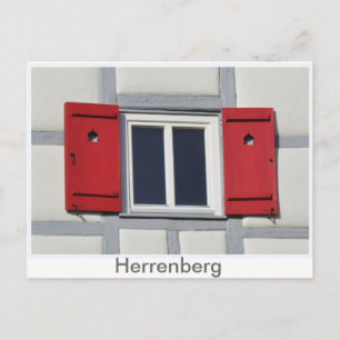 Herrenberger Fensterladen Postcard