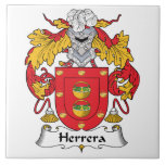Herrera Family Crest Tile<br><div class="desc">Herrera Coat of Arms</div>