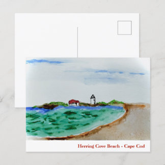 Herring Cove Beach - Cape Cod - Postcard