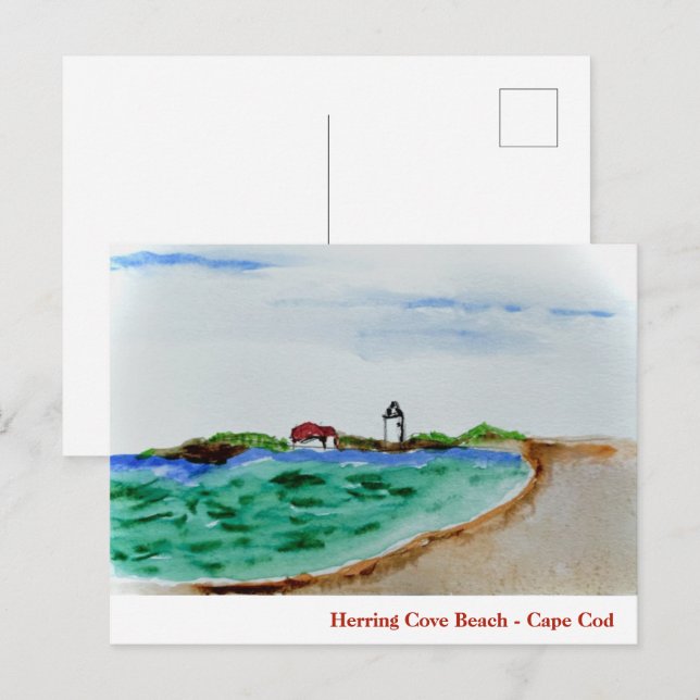 Herring Cove Beach - Cape Cod - Postcard (Front/Back)