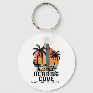 Herring Cove Beach Machusetts Surfing Surfer _1 Keychain