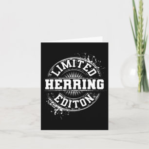 Herring Funny Surname Family Tree Birthday Reunion Card