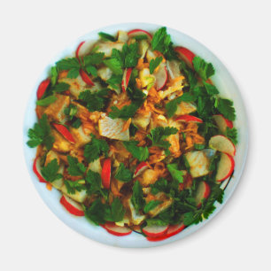 Herring in mustard and adjy sauce magnet