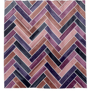 Herringbone Pattern Purple