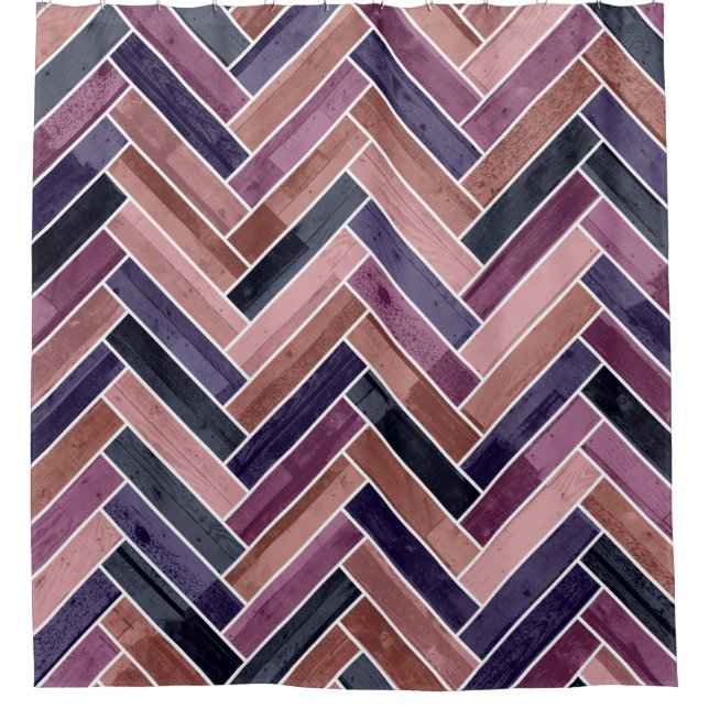 Herringbone Pattern Purple (Front)