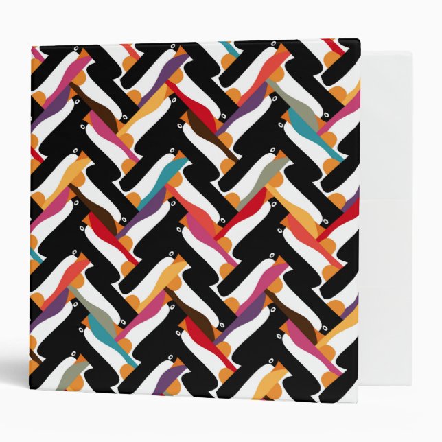 herringbone penguin binder (Front/Inside)