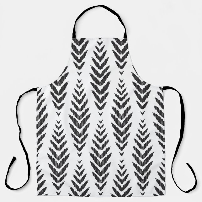 Herringbone seamless pattern for home decor ideas. apron (Front)