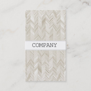 Herringbone stripe business card