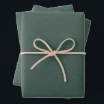 Herringbone tweed effect classic green Christmas Wrapping Paper Sheet<br><div class="desc">This trio of simple tweed-effect green Christmas wrapping paper sheets is perfect for all of your holiday gifts. This classic pattern - a herringbone fabric effect - is chic and subtle and can work with a variety of holiday design themes. The rich green is festive and the pattern gives off...</div>