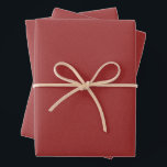 Herringbone tweed effect classic red Christmas Wrapping Paper Sheet<br><div class="desc">This trio of simple tweed-effect red Christmas wrapping paper sheets is perfect for all of your holiday gifts. This classic pattern - a herringbone fabric effect - is chic and subtle and can work with a variety of holiday design themes. The red colour is festive and the pattern gives off...</div>
