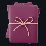 Herringbone tweed effect mulberry Christmas Wrapping Paper Sheet<br><div class="desc">This trio of simple tweed-effect mulberry colour Christmas wrapping paper sheets is perfect for all of your holiday gifts. This classic pattern - a herringbone fabric effect - is chic and subtle and can work with a variety of holiday design themes. The rich warm colour is trendy and festive and...</div>