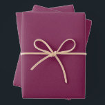 Herringbone tweed effect mulberry Christmas Wrapping Paper Sheet<br><div class="desc">This trio of simple tweed-effect mulberry colour Christmas wrapping paper sheets is perfect for all of your holiday gifts. This classic pattern - a herringbone fabric effect - is chic and subtle and can work with a variety of holiday design themes. The rich warm colour is trendy and festive and...</div>