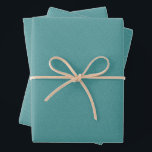 Herringbone tweed effect simple fun teal wrapping paper sheet<br><div class="desc">This trio of simple tweed-effect teal Christmas wrapping paper sheets is perfect for all of your holiday or birthdays gifts. This classic pattern - a herringbone fabric effect - is cute and subtle and can work with a variety of design themes. The pattern gives off a warm and fuzzy vibe...</div>