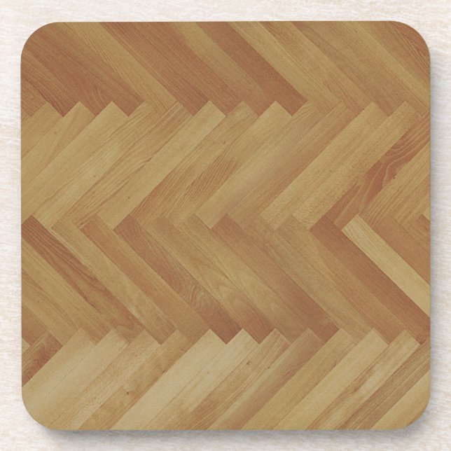 herringbone wood coasters (Front)