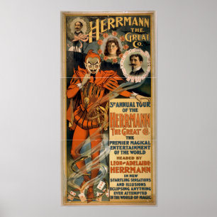 HERRMANN la grande affiche de VAUDEVILLE