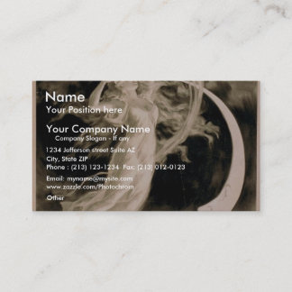 Herrmann, 'Maid of the Moon' Vintage Theatre Business Card