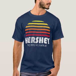 Hershey PA Retro Sunset Pennsylvania T-Shirt