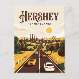 Hershey USA Postcard