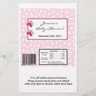 Hershey's Large Bar Wrapper Berry Garden Lady